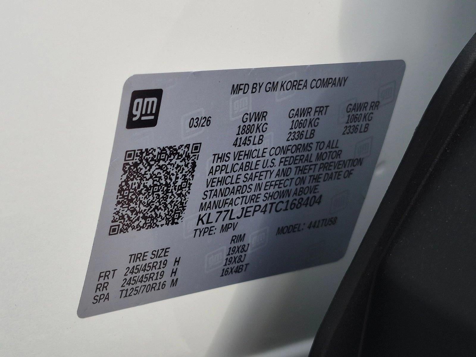 2026 Chevrolet Trax 2RS