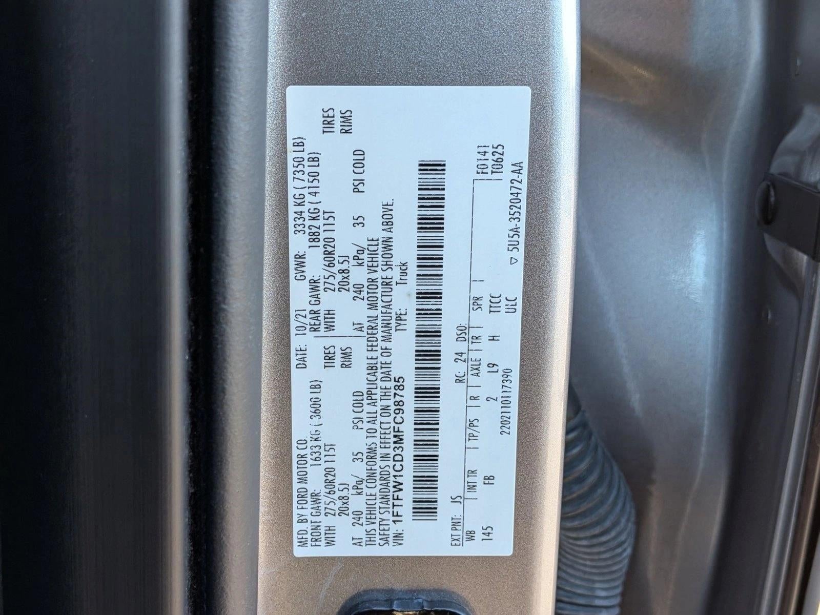 2021 Ford F-150 XLT 2WD SuperCrew 5.5' Box