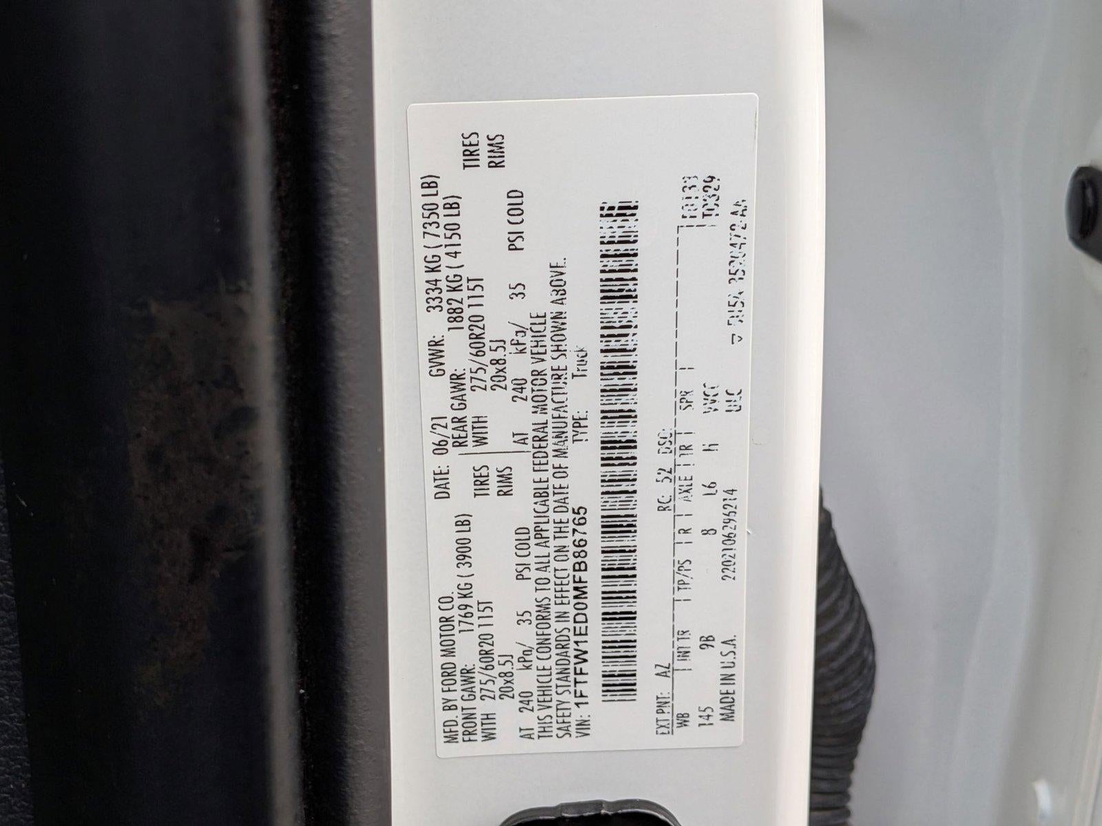 2021 Ford F-150 Platinum 4WD SuperCrew 5.5' Box