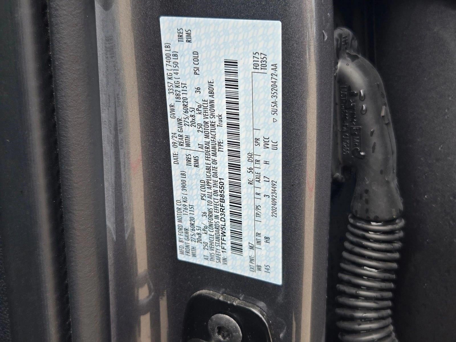 2024 Ford F-150 LARIAT 4WD SuperCrew 5.5' Box