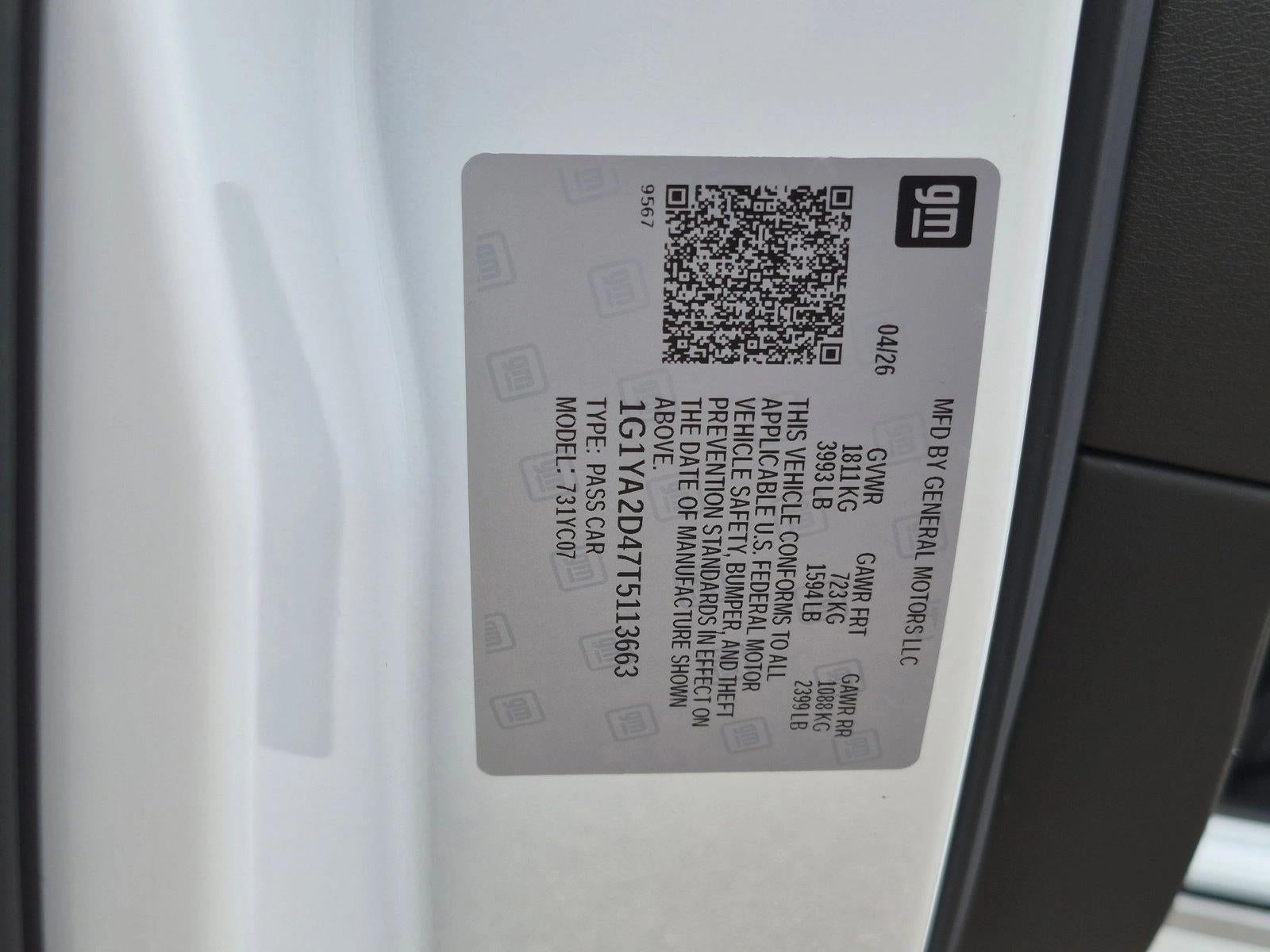 2026 Chevrolet Corvette Stingray Stingray Coupe 1LT