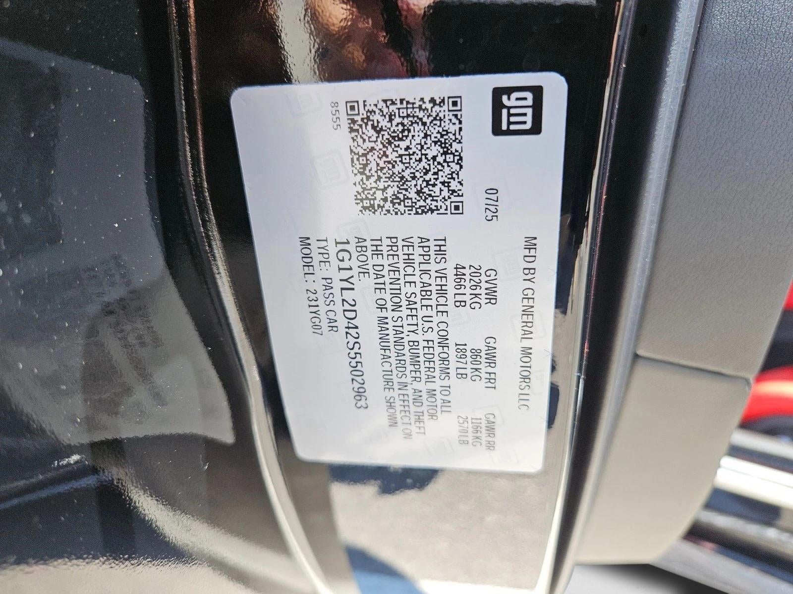 2025 Chevrolet Corvette E-Ray E-Ray Coupe 2LZ