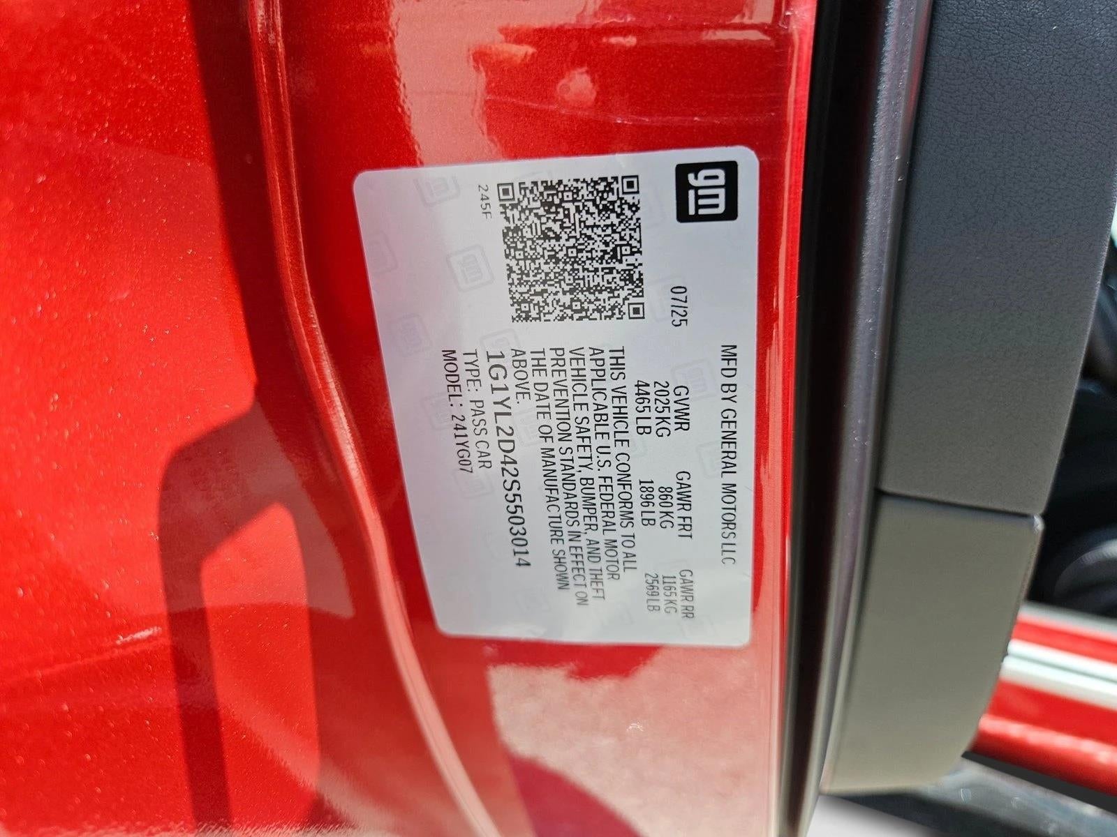 2025 Chevrolet Corvette E-Ray E-Ray Coupe 2LZ