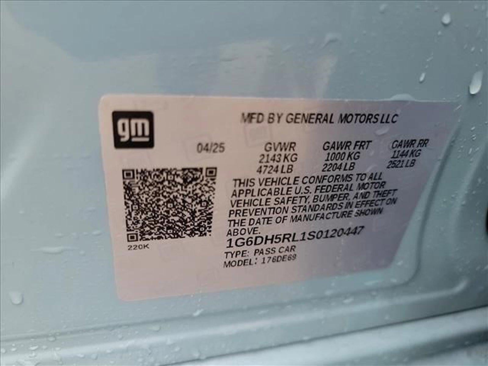 2025 Cadillac CT4-V 4dr Sdn