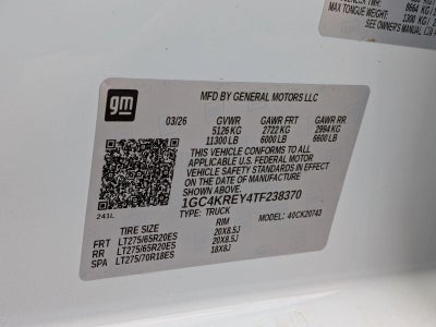 2026 Chevrolet Silverado 2500 HD Crew Cab Standard Box 4-Wheel Drive High Country