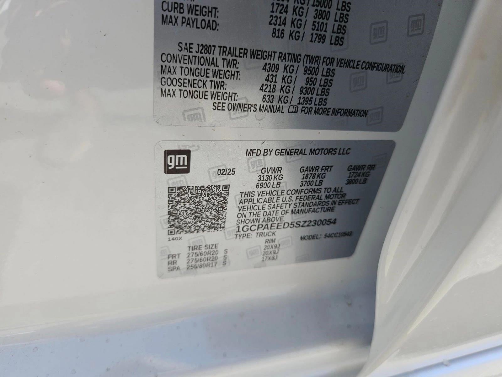 2025 Chevrolet Silverado 1500 Crew Cab Short Box 2-Wheel Drive LTZ