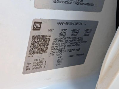 2023 Chevrolet Silverado 1500 Crew Cab Short Box 4-Wheel Drive RST