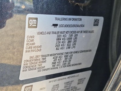 2024 Chevrolet Silverado 1500 Crew Cab Short Box 4-Wheel Drive RST