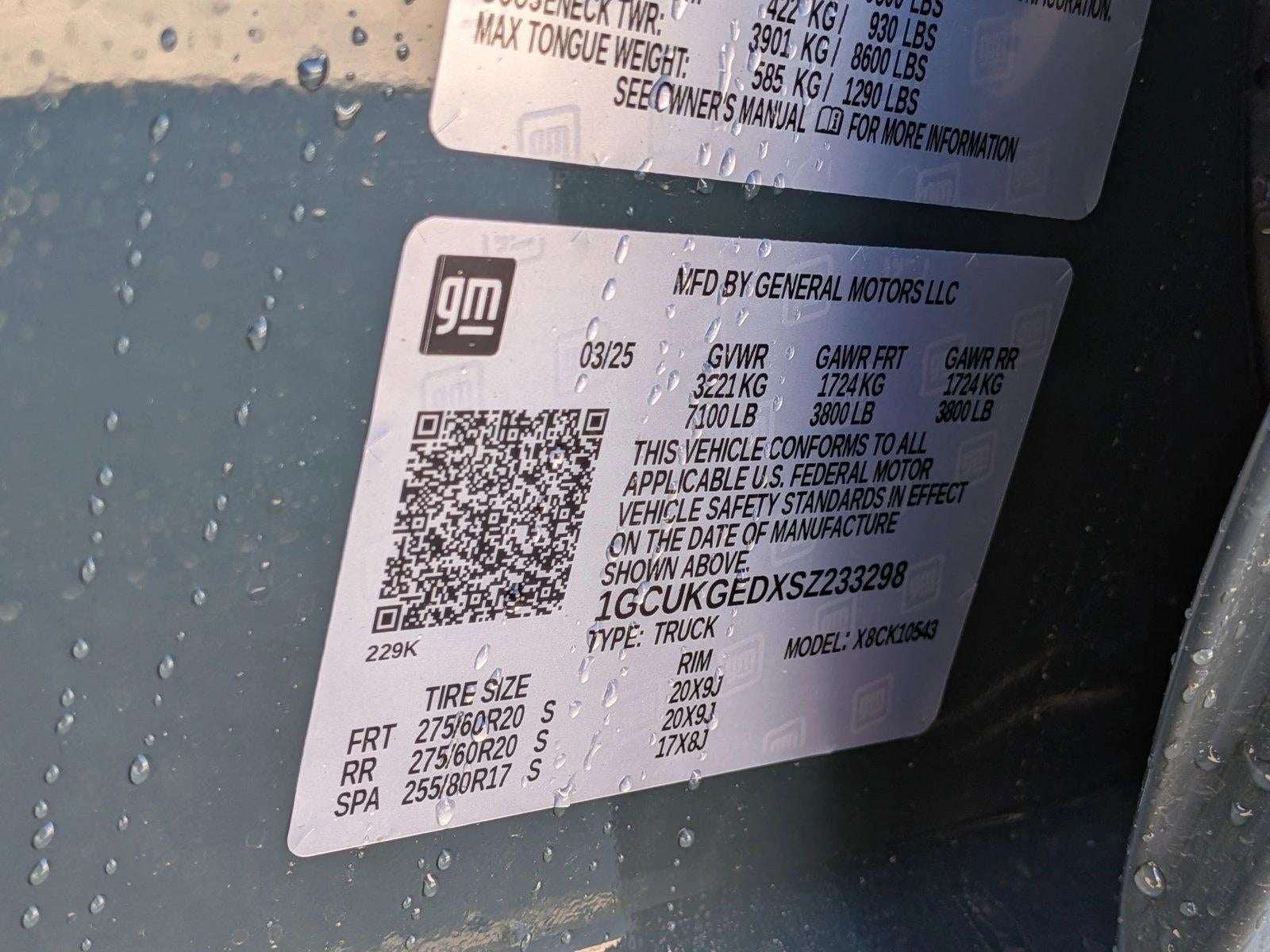 2025 Chevrolet Silverado 1500 Crew Cab Short Box 4-Wheel Drive LTZ