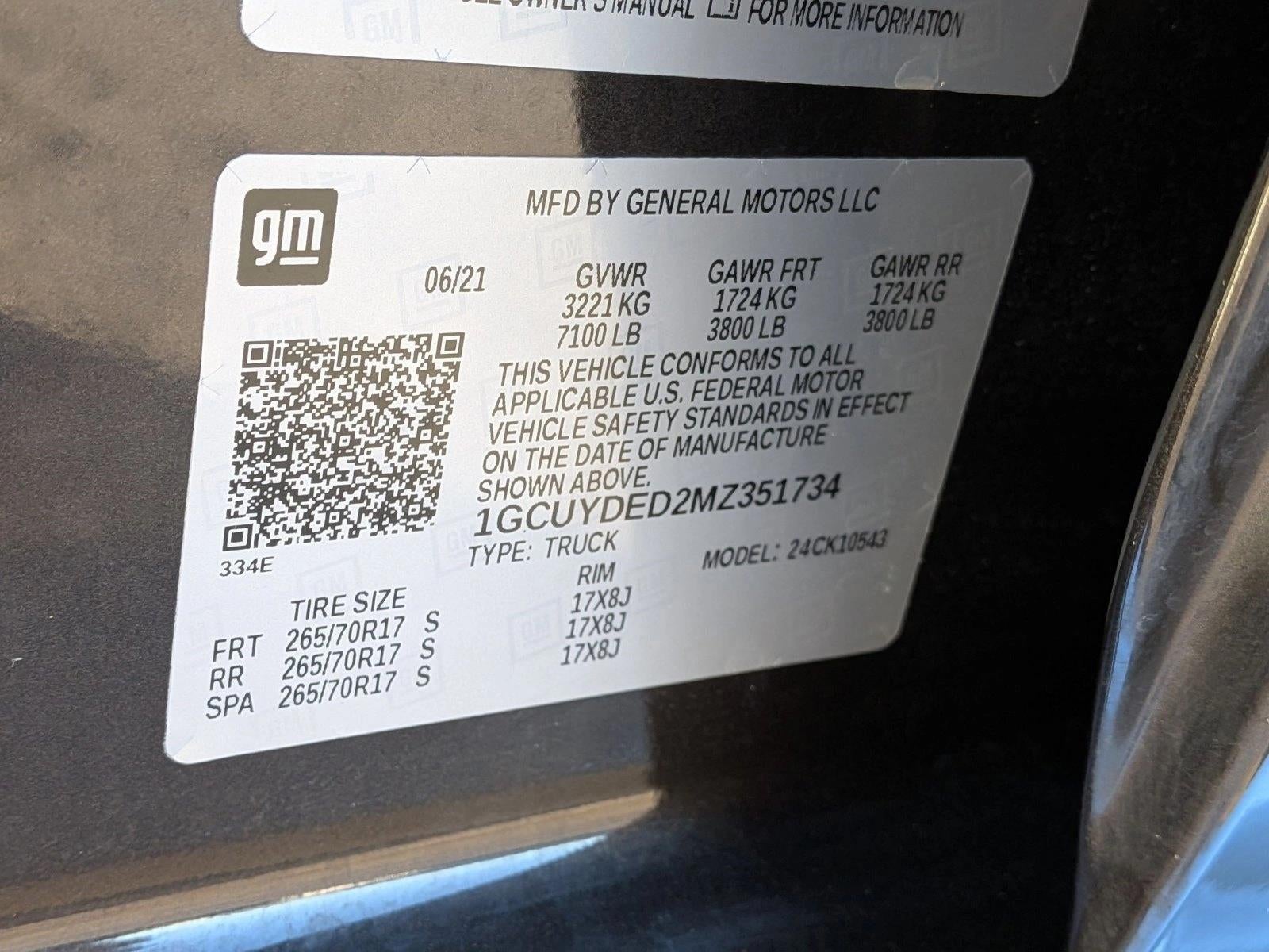 2021 Chevrolet Silverado 1500 Crew Cab Short Box 4-Wheel Drive LT