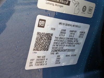 2026 Chevrolet Traverse LT w/1LT