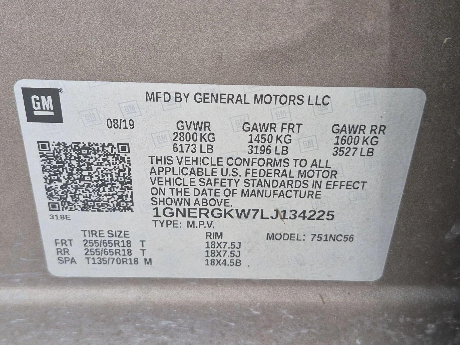 2020 Chevrolet Traverse FWD 1LT