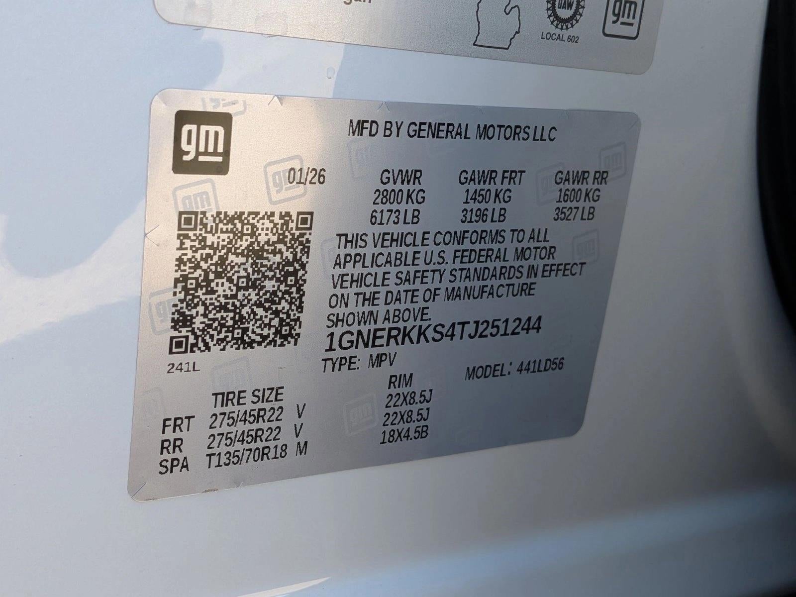 2026 Chevrolet Traverse High Country w/1LZ