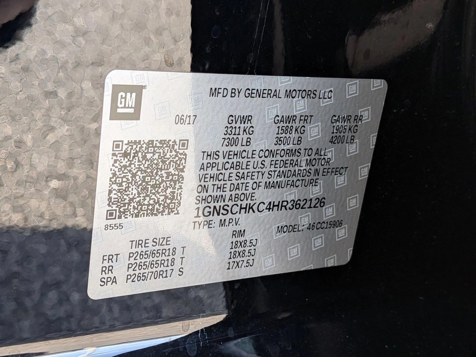 2017 Chevrolet Suburban 2WD 1500 LT