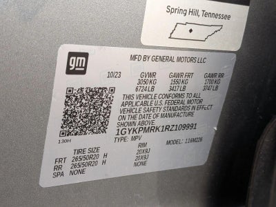 2024 Cadillac LYRIQ 4dr Tech w/1SA