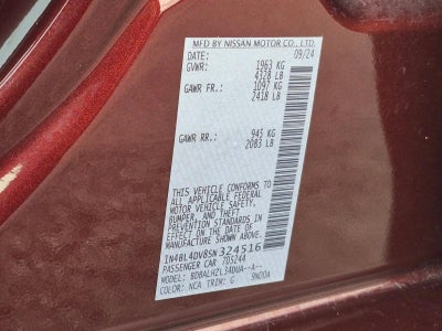 2025 Nissan Altima SV FWD