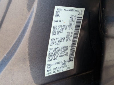 2021 Nissan Titan 4x4 Crew Cab PRO-4X