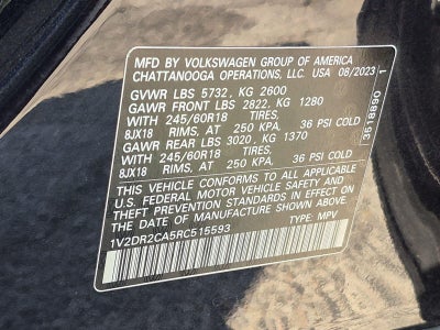2024 Volkswagen Atlas 2.0T SE FWD