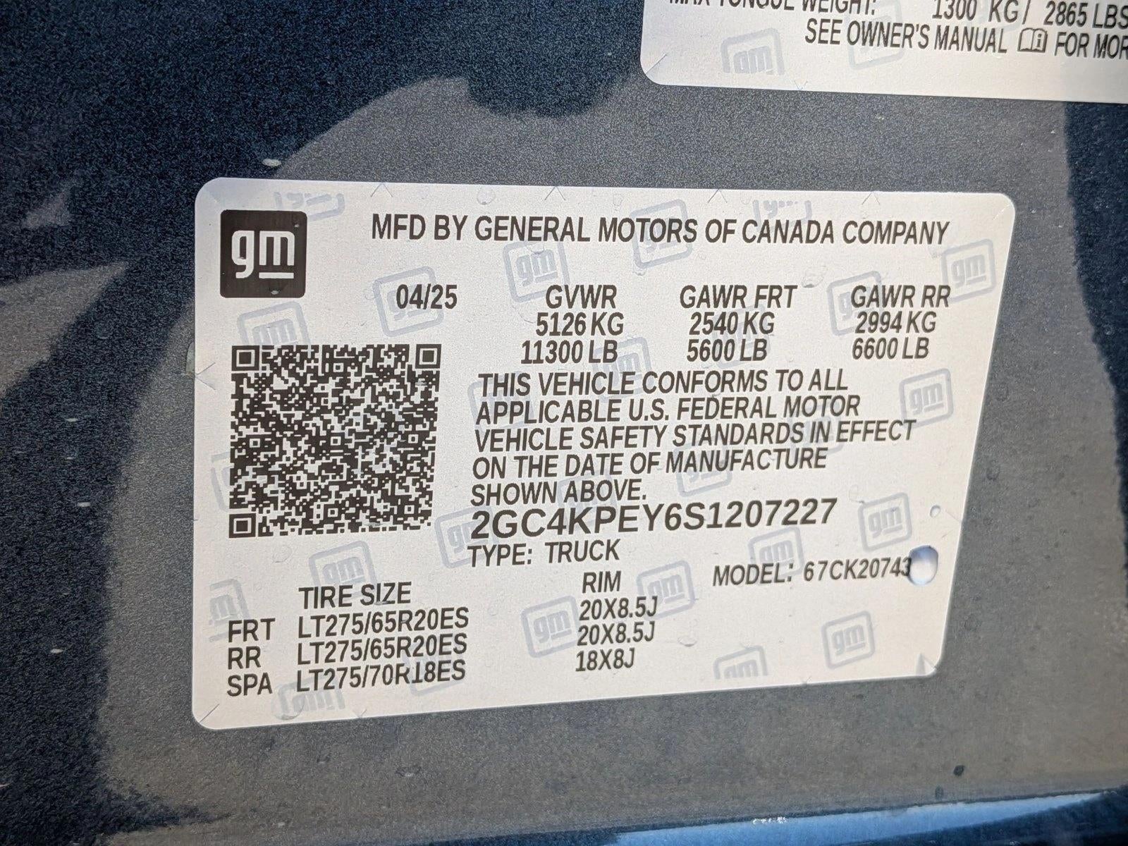 2025 Chevrolet Silverado 2500 HD Crew Cab Standard Box 4-Wheel Drive LTZ