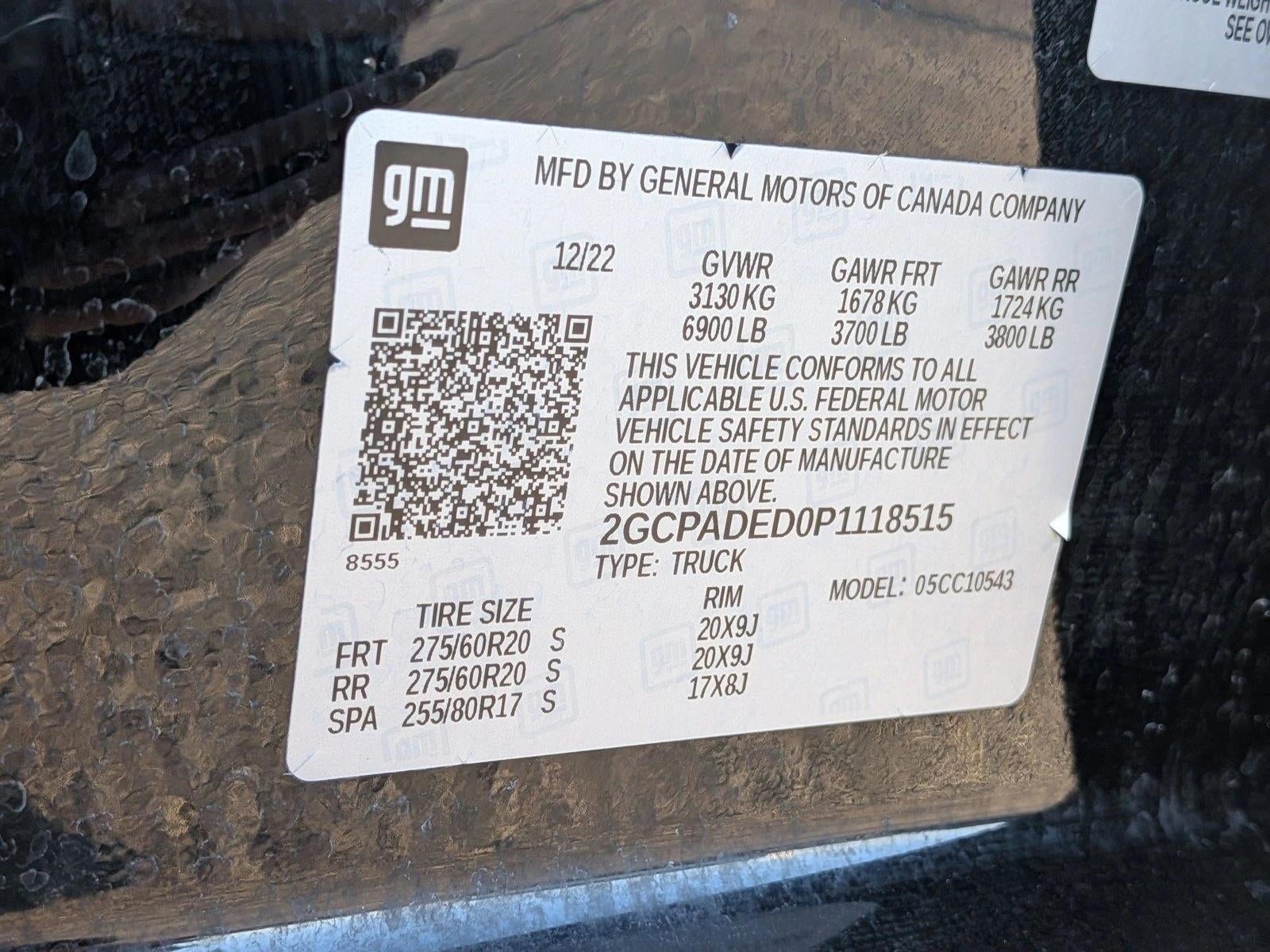 2023 Chevrolet Silverado 1500 Crew Cab Short Box 2-Wheel Drive RST