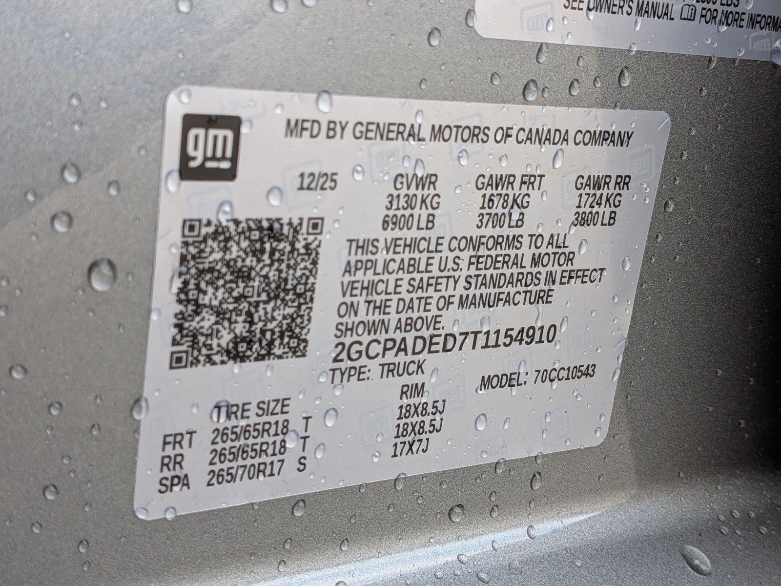 2026 Chevrolet Silverado 1500 Crew Cab Short Box 2-Wheel Drive RST