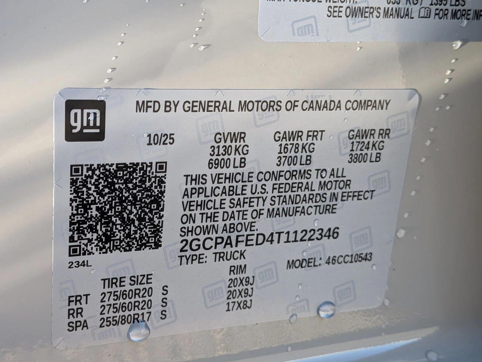 2026 Chevrolet Silverado 1500 Crew Cab Short Box 2-Wheel Drive High Country