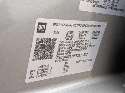 2026 Chevrolet Silverado 1500 Crew Cab Short Box 4-Wheel Drive LTZ