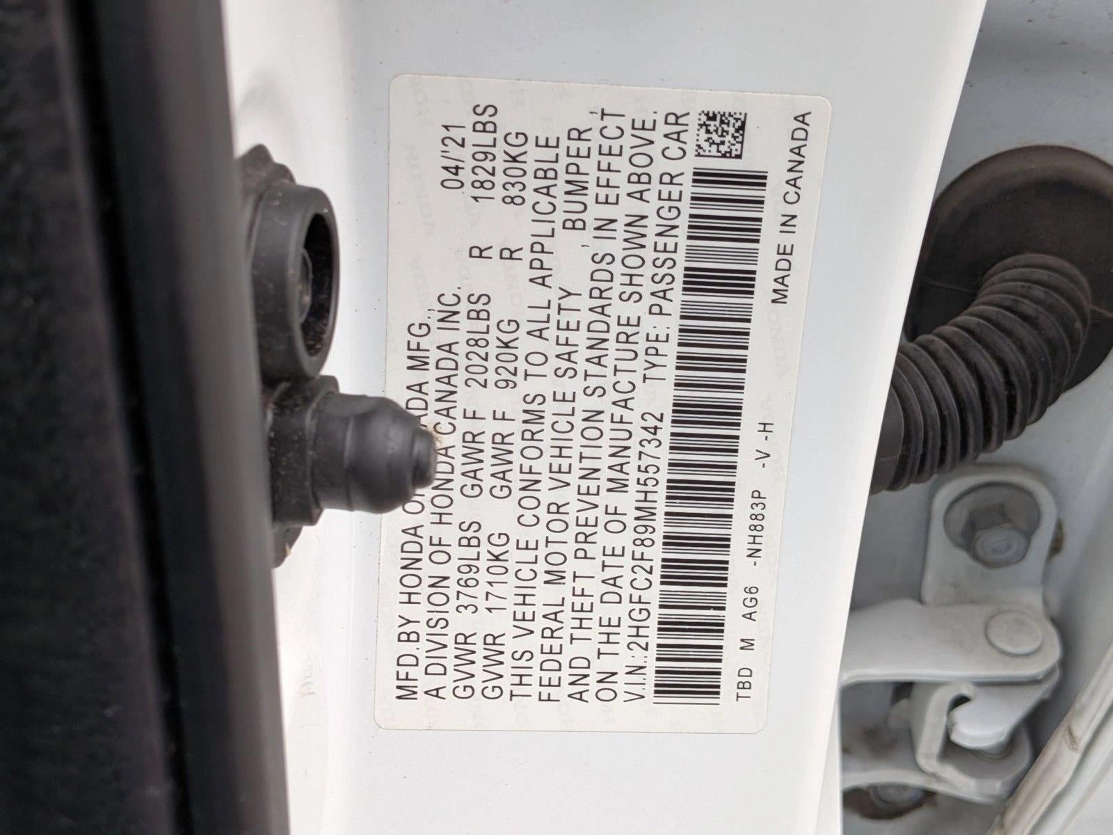 2021 Honda Civic Sedan Sport CVT