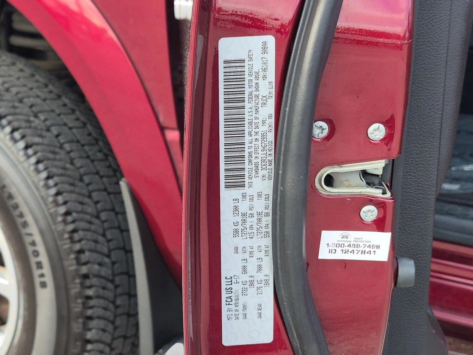 2017 RAM 3500 Laramie 4x4 Crew Cab 8' Box