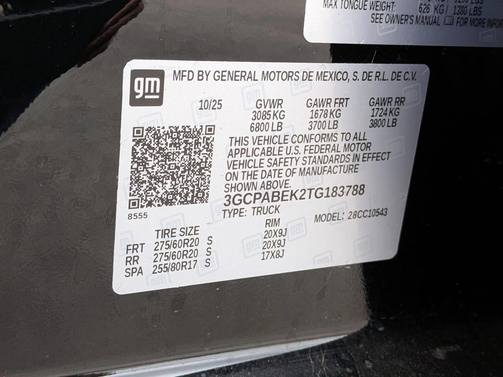 2026 Chevrolet Silverado 1500 Crew Cab Short Box 2-Wheel Drive Custom