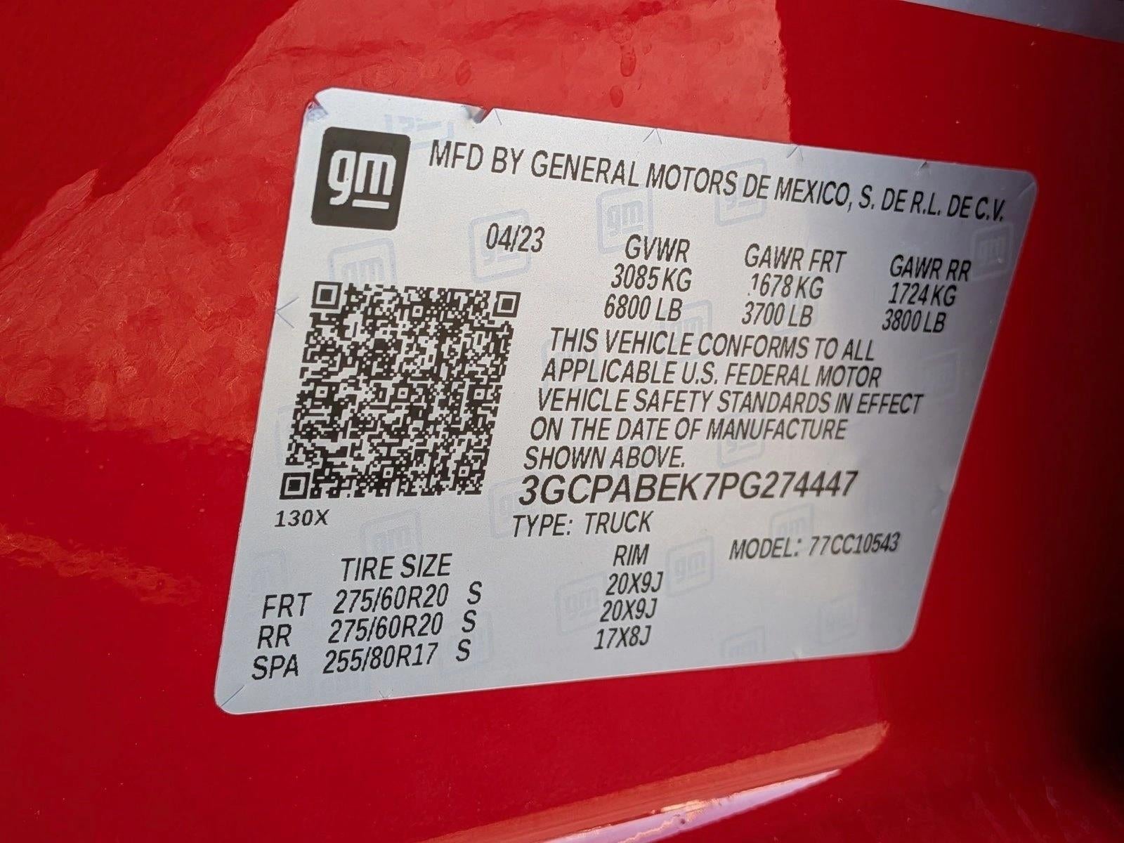 2023 Chevrolet Silverado 1500 Crew Cab Short Box 2-Wheel Drive Custom