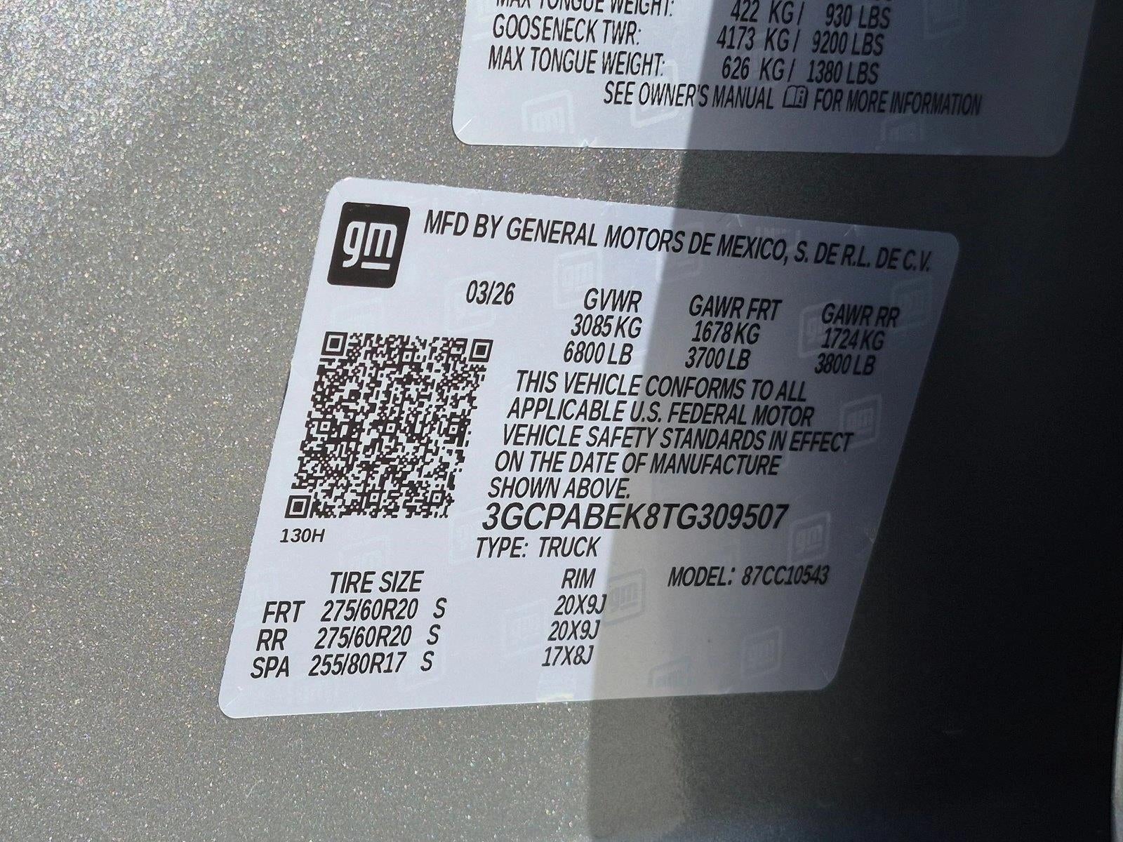 2026 Chevrolet Silverado 1500 Crew Cab Short Box 2-Wheel Drive Custom