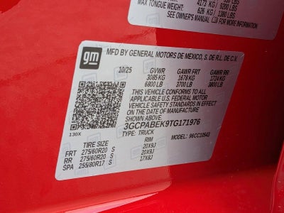 2026 Chevrolet Silverado 1500 Crew Cab Short Box 2-Wheel Drive Custom