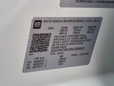 2024 Chevrolet Silverado 1500 Crew Cab Short Box 2-Wheel Drive LT