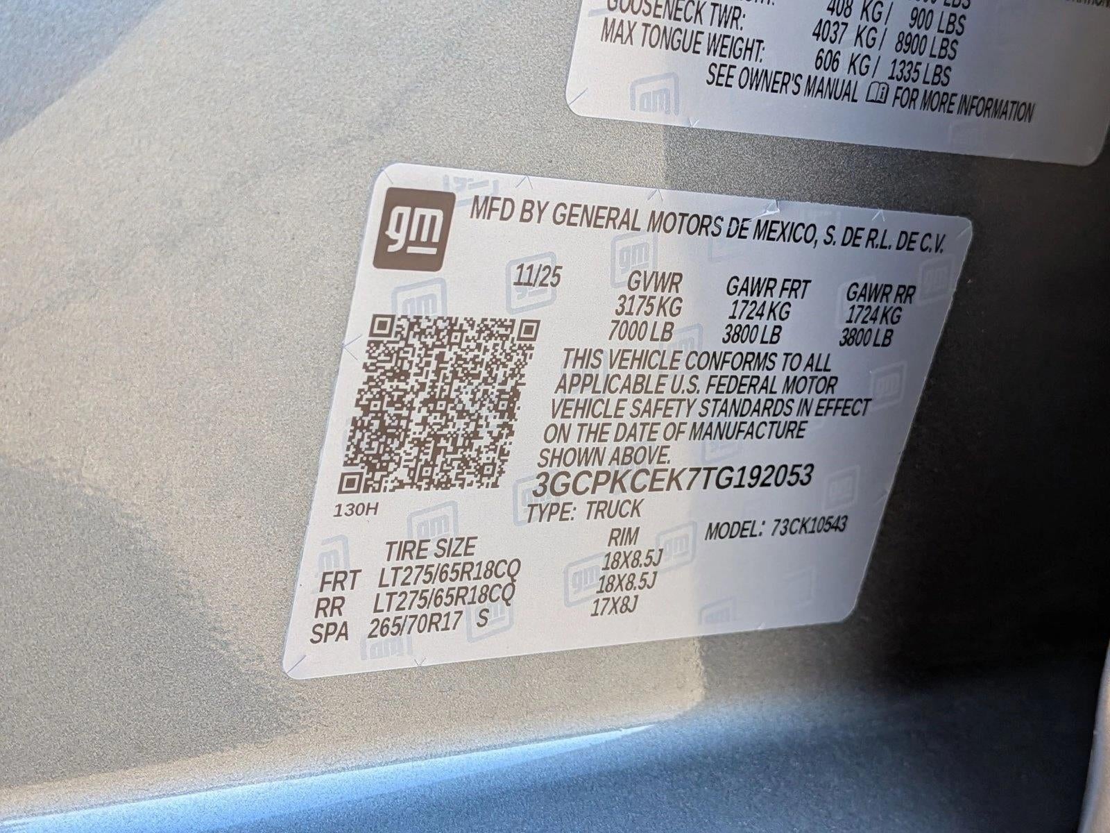 2026 Chevrolet Silverado 1500 Crew Cab Short Box 4-Wheel Drive Custom Trail Boss