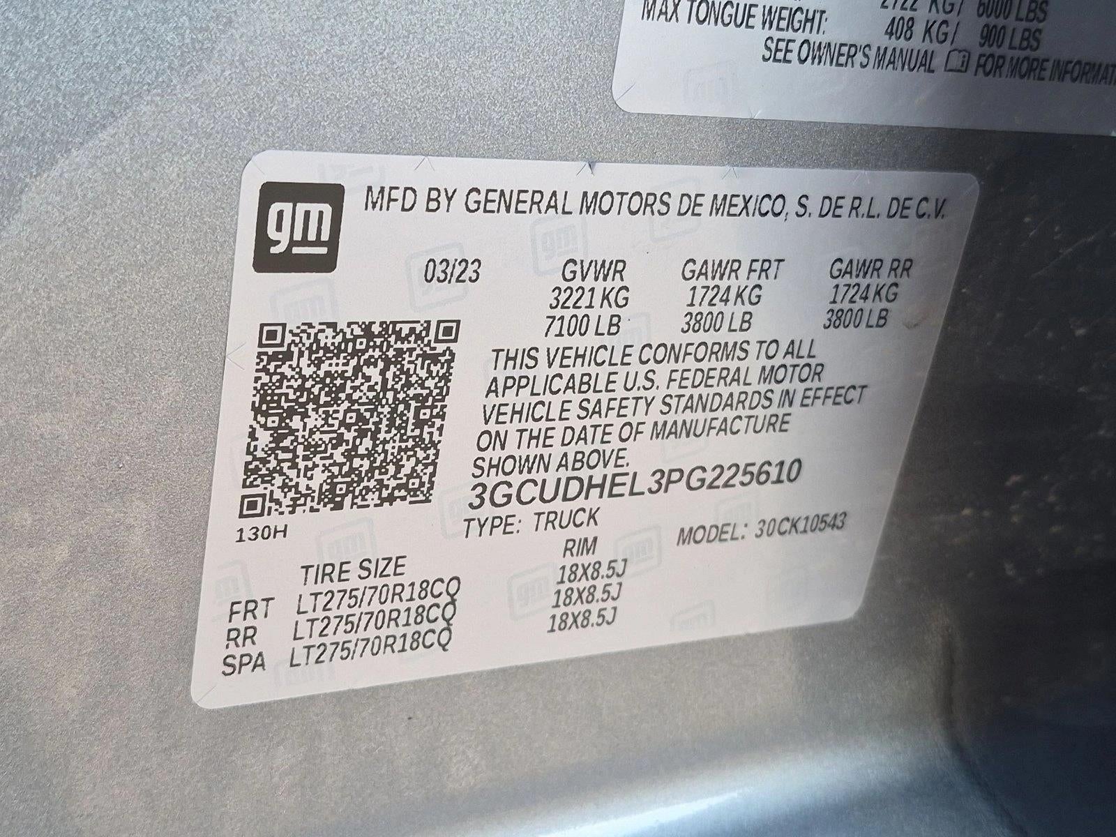 2023 Chevrolet Silverado 1500 Crew Cab Short Box 4-Wheel Drive ZR2