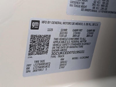 2026 Chevrolet Silverado 1500 Crew Cab Short Box 4-Wheel Drive Custom Trail Boss