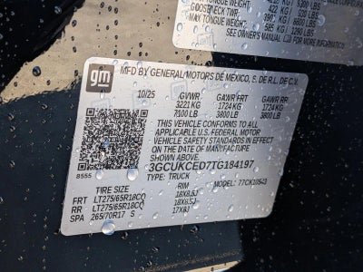 2026 Chevrolet Silverado 1500 Crew Cab Short Box 4-Wheel Drive Custom Trail Boss