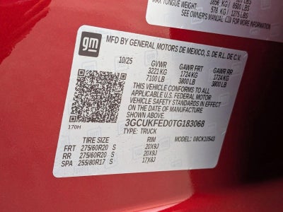 2026 Chevrolet Silverado 1500 Crew Cab Short Box 4-Wheel Drive LT Trail Boss