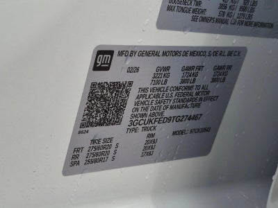 2026 Chevrolet Silverado 1500 Crew Cab Short Box 4-Wheel Drive LT Trail Boss