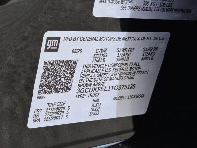 2026 Chevrolet Silverado 1500 Crew Cab Short Box 4-Wheel Drive LT Trail Boss