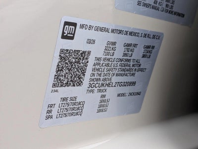 2026 Chevrolet Silverado 1500 Crew Cab Short Box 4-Wheel Drive ZR2