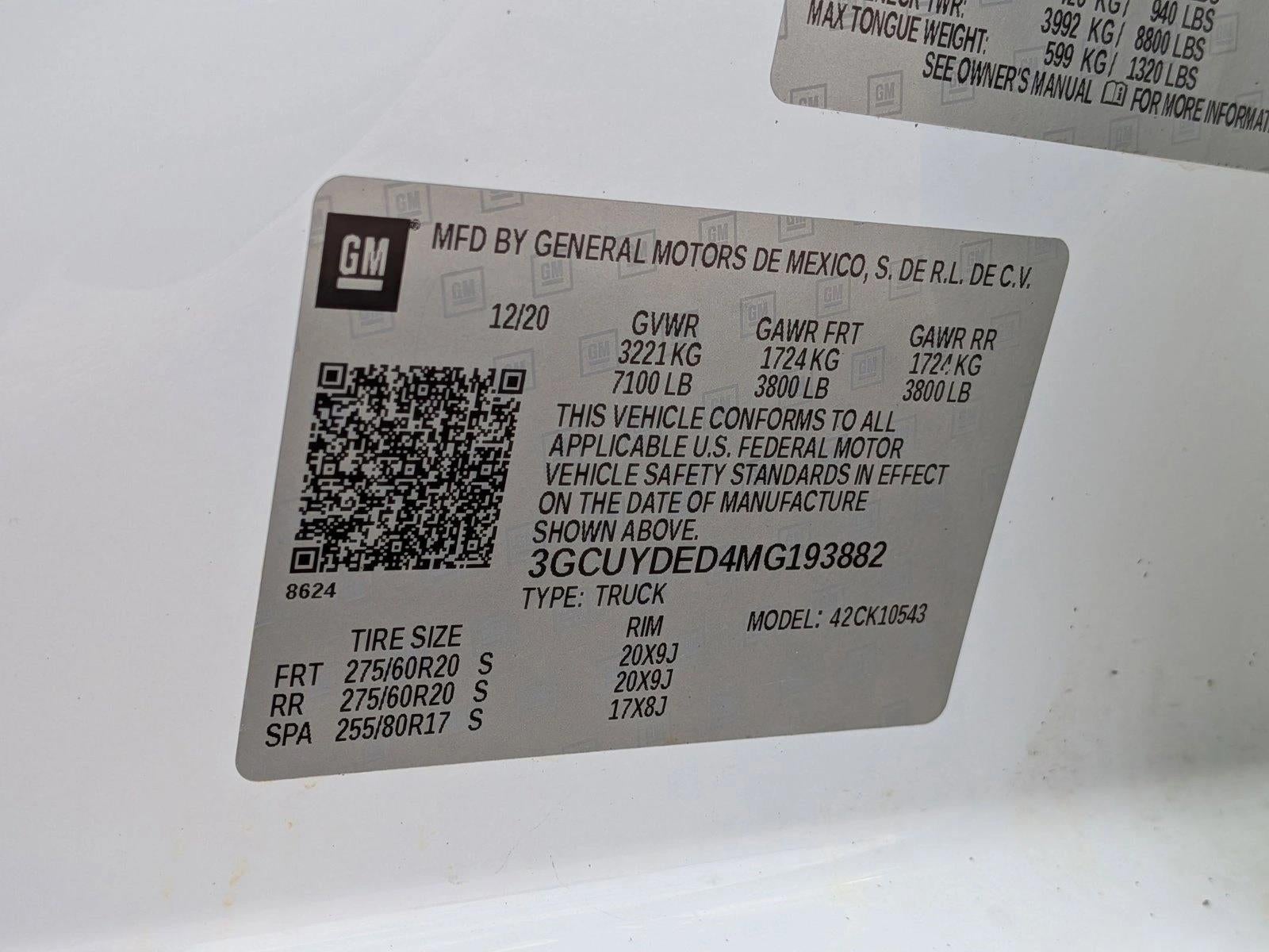 2021 Chevrolet Silverado 1500 Crew Cab Short Box 4-Wheel Drive LT