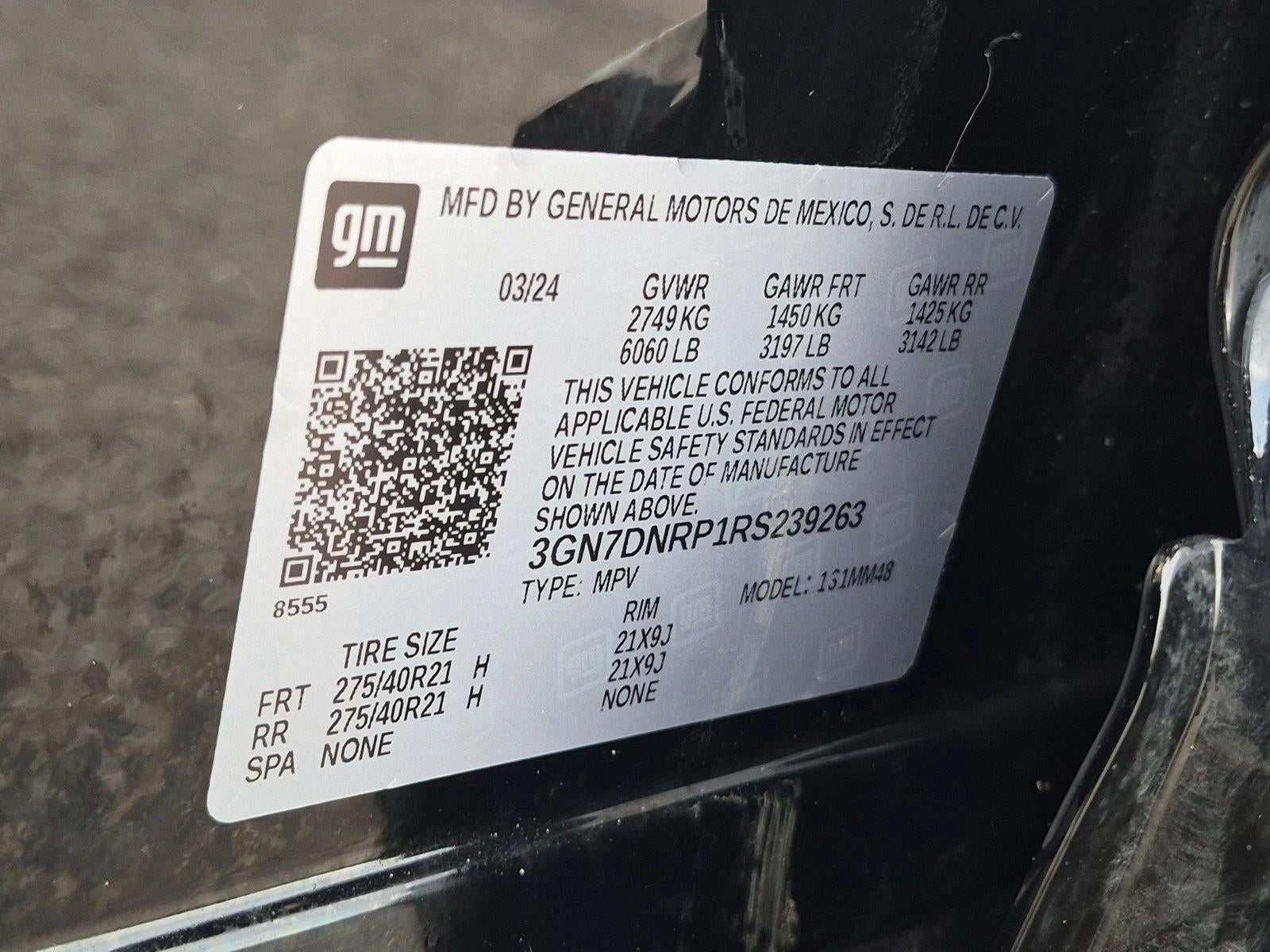 2024 Chevrolet Equinox EV 4dr RS w/0RP *Ltd Avail*