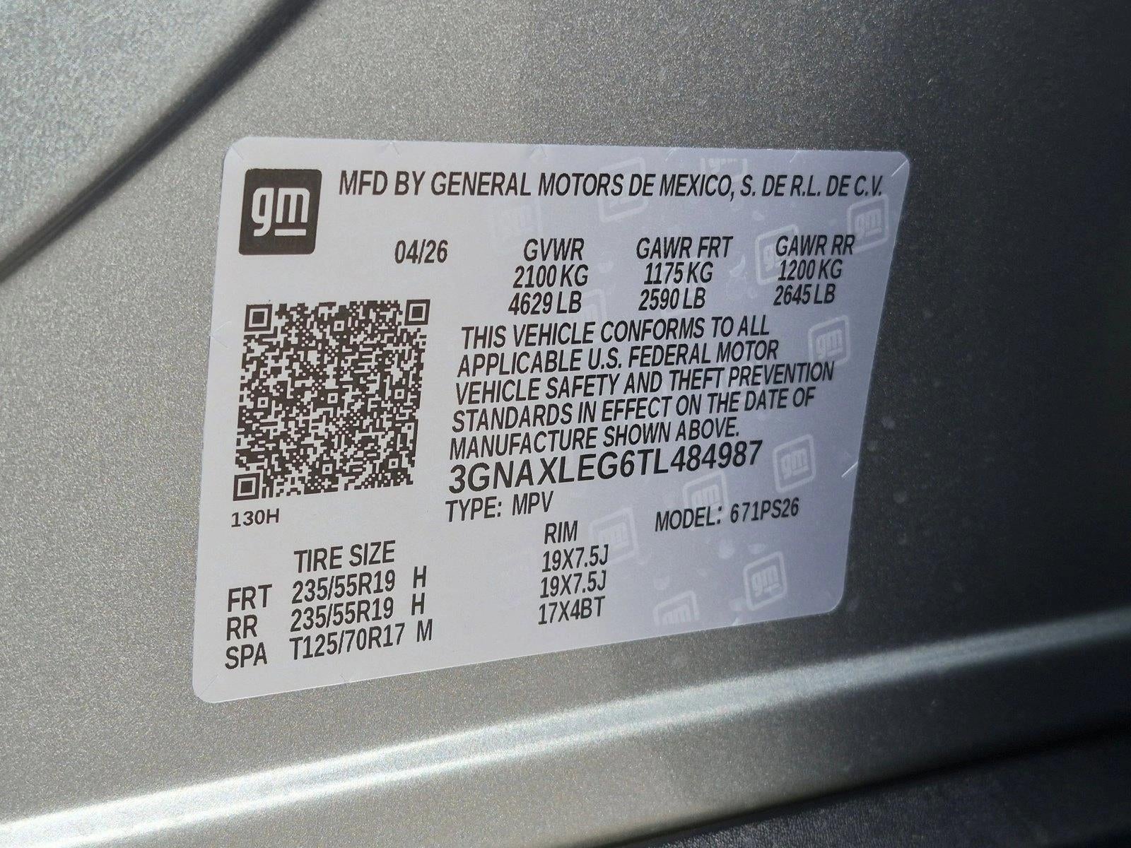 2026 Chevrolet Equinox FWD RS