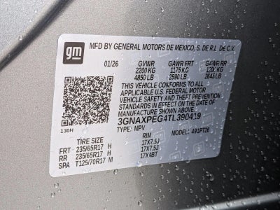 2026 Chevrolet Equinox AWD LT