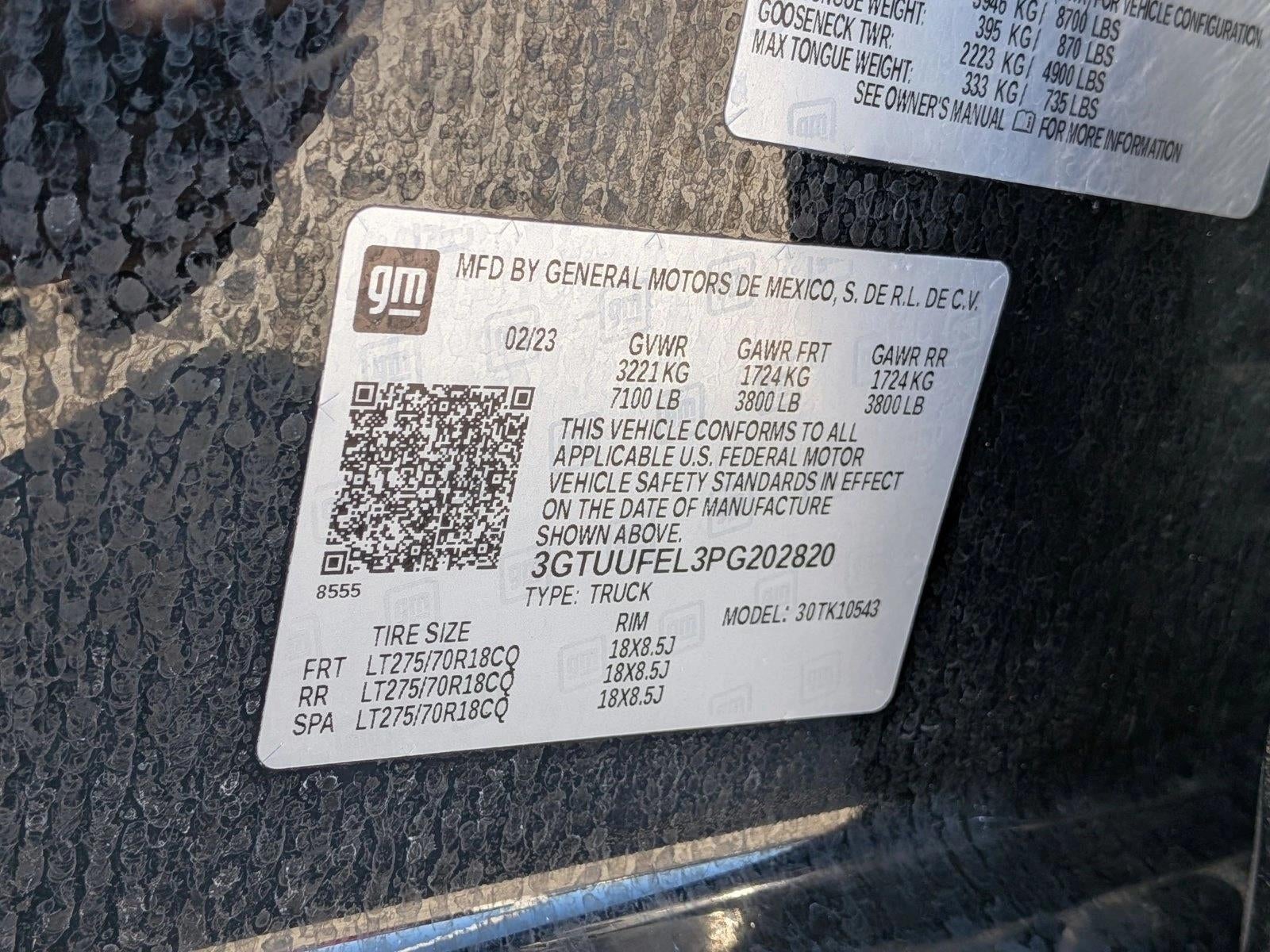 2023 GMC Sierra 1500 Crew Cab Short Box 4-Wheel Drive AT4X