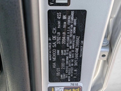 2021 Kia Forte LXS IVT