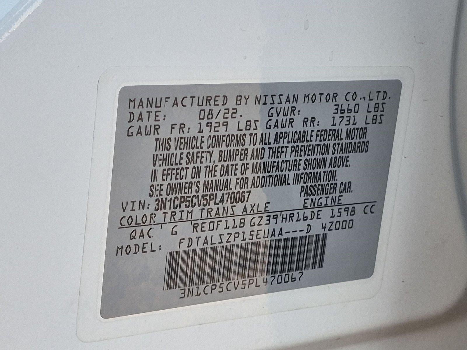 2023 Nissan Kicks SV FWD