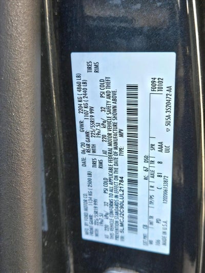 2020 Lincoln Corsair Reserve FWD